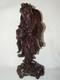02f12 Ancienne Sculpture En Bois Statue P&Ecirc;cheur Chinois Chine Indochine Fin Xixe