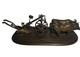 02k10 Ancienne Statue Charrue Sculpture En Bronze D'apres Edouard Drouot Xixe
