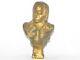 09j15 Ancienne Statue Sculpture En Bronze Dore Signe L'aiglon Napoleon Ii Xixe