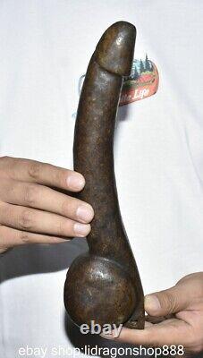 10.8 Chine ancienne montagne rouge culture jade sculpture orgue phallus statue