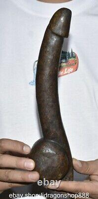 10.8 Chine ancienne montagne rouge culture jade sculpture orgue phallus statue