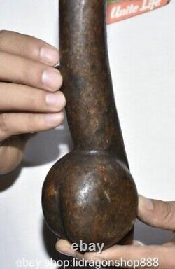 10.8 Chine ancienne montagne rouge culture jade sculpture orgue phallus statue