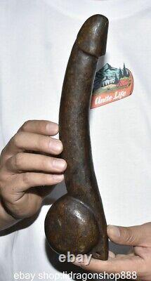 10.8 Chine ancienne montagne rouge culture jade sculpture orgue phallus statue