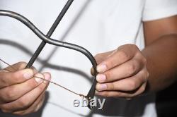 10 Ancien ciel chinois arme en fer arc et flèche arbalette sculpture statue