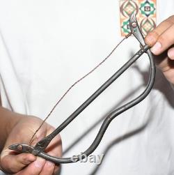 10 Ancien ciel chinois arme en fer arc et flèche arbalette sculpture statue