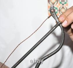 10 Ancien ciel chinois arme en fer arc et flèche arbalette sculpture statue