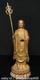 10 Ancienne Chine Bronze Or Sculpture Feng Shui Ksitigarbha Boddhisattva Statue