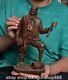 11.6 Chine Ancienne Dynastie De Cuivre Pur Pirate Caribéen Statue Sculpture