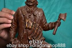11.6 Chine ancienne dynastie de cuivre pur pirate caribéen statue sculpture