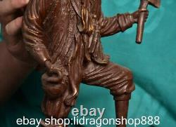 11.6 Chine ancienne dynastie de cuivre pur pirate caribéen statue sculpture