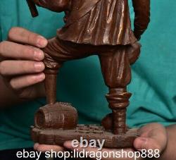 11.6 Chine ancienne dynastie de cuivre pur pirate caribéen statue sculpture