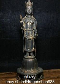11.6 Statue Bouddhiste Guanyin Guanyin Bronze dans l'ancienne Chine