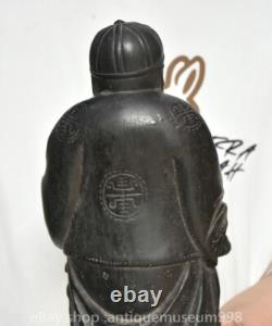 11.6 rare Chine ancienne sculpture en bois la statue du propriétaire du peuple