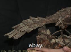 11 ancien feng shui peacock les paons bird fleur bronze statue de sculpture