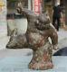 12 Bronze Chinois Ancien Statue Japonaise Sumo Rikishi Sculpture