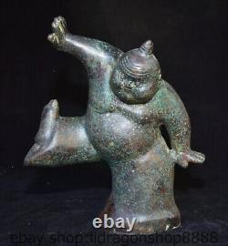 12 Chine ancienne étagère en bronze Japon Sumo nihomi statue sculpture