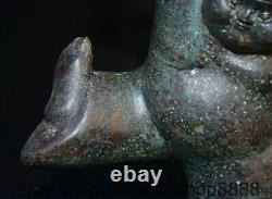 12 Chine ancienne étagère en bronze Japon Sumo nihomi statue sculpture
