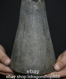 12 rare Chine ancienne corne de vache sculpture dynastie corne statue sculpture