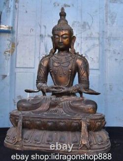 21.6 sculpture de la statue de la sans mesure de sushi en bronze ancien chinois