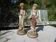 2 Anciennes Statue Scuplture Terre Cuite Terracotta Femme Goldscheider 3 Points