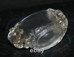 4.8 Chine ancienne sculpture émaillée nettoyeur de crayon de bête