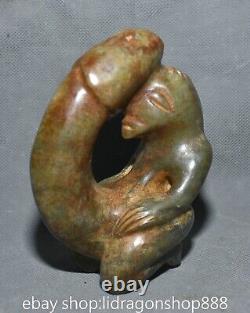 5.2 Ancienne Culture Chinoise Hongshan Jade Helios Penis Cirrus Statue