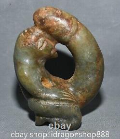 5.2 Ancienne Culture Chinoise Hongshan Jade Helios Penis Cirrus Statue