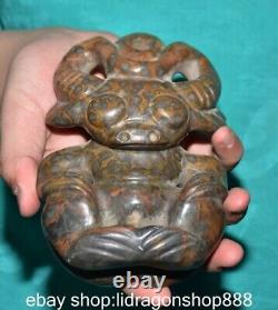5.6 Chine ancienne montagne rouge culture jade sculpture statue du Dieu du sole