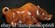 5.6 Ancienne Chine Jade Sculpture Dynastie Rhinoc&eacute;ros Taureau Statue