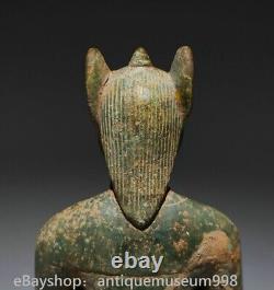 5.8 Chine ancienne dynastie de bronze domestique lampe statue sculpture