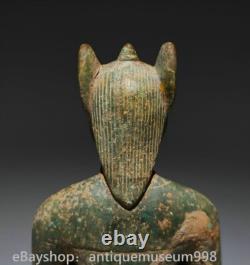 5.8 Chine ancienne dynastie de bronze domestique lampe statue sculpture