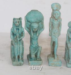 5 DES ANCIENNES STATUES PHARAONIQUES ÉGYPTIENNES Hathor, Isis Sekhmet Baboo (GF)