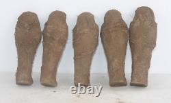 5 DES USHABTIES RARES ANCIENNES ÉGYPTIENNES ANCIENNES STATUES DE SHABTI pierr