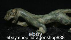 6.8 Chine ancienne dynastie de bronze Pi xiu animal Kirin statue sculpture