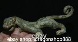 6.8 Chine ancienne dynastie de bronze Pi xiu animal Kirin statue sculpture