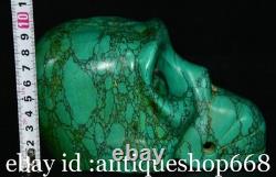 6 Ancienne Chine Turquoise sculpture dynastie crâne tête statue
