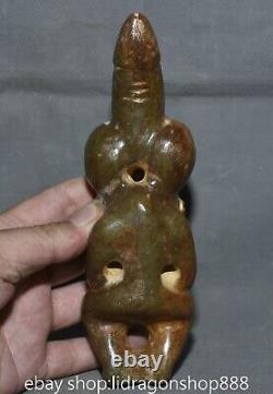 7.6 Ancienne Culture Chinoise Hongshan Jade Helios Soleil Dieu Statue de pénis