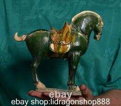 8.4 sculpture chinoise ancienne statue de cheval en bronze