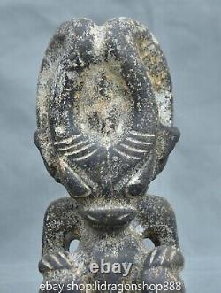 8.6 Ancienne Chine Hongshan Culture Jade Helios Soleil Dieu Statue Sculpture
