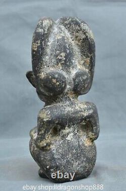 8.6 Ancienne Chine Hongshan Culture Jade Helios Soleil Dieu Statue Sculpture