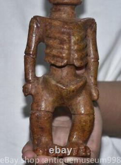 8.6 ancienne statue en os de la dynastie des sculptures de jade en Chine