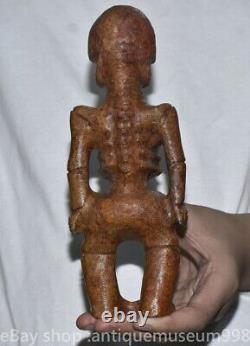 8.6 ancienne statue en os de la dynastie des sculptures de jade en Chine