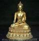 8,8ancien Tibet Bouddhisme Cuivre Doré Shakyamuni Amitabha Bouddha Fa Qi Statue