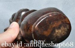 8 Ancienne Chine Qijia Culture Hetian Jade Sculpture Soleil Dieu Helios Statue