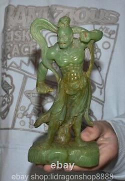 8 Chine ancienne sculpture de jade fuodomiya, statue de bouddha d'akrana