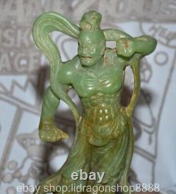 8 Chine ancienne sculpture de jade fuodomiya, statue de bouddha d'akrana