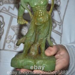 8 Chine ancienne sculpture de jade fuodomiya, statue de bouddha d'akrana