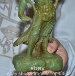 8 Chine ancienne sculpture de jade fuodomiya, statue de bouddha d'akrana