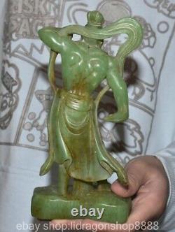 8 Chine ancienne sculpture de jade fuodomiya, statue de bouddha d'akrana
