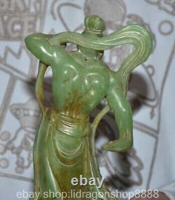 8 Chine ancienne sculpture de jade fuodomiya, statue de bouddha d'akrana